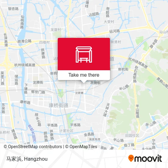 马家浜 map