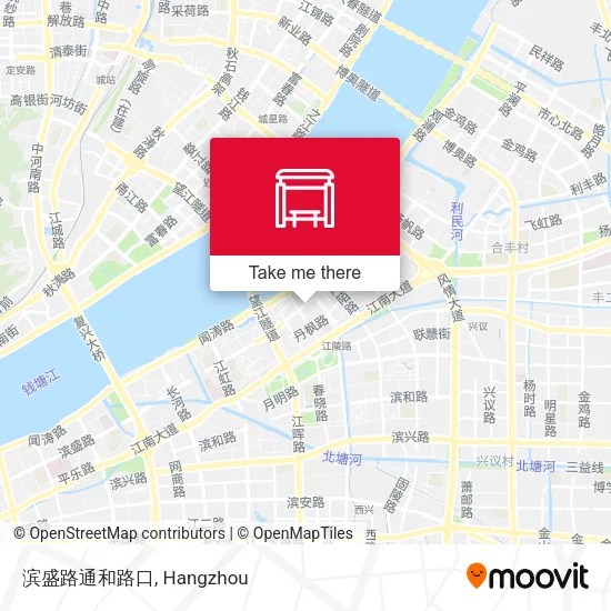 滨盛路通和路口 map