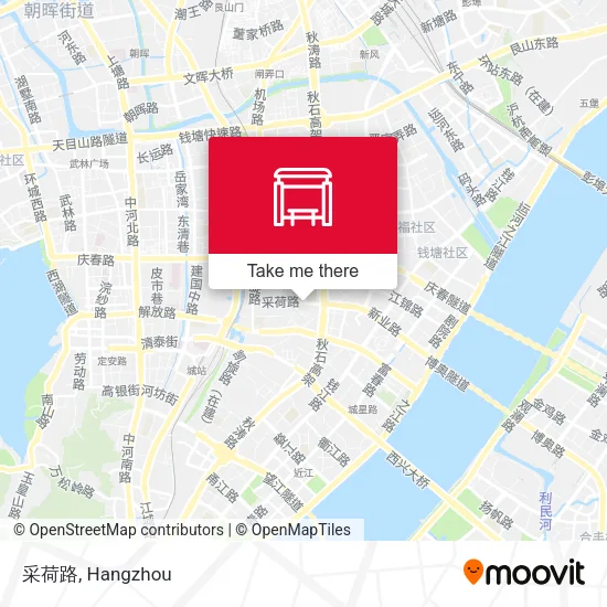 采荷路 map
