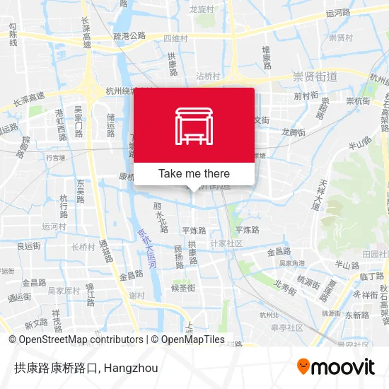 拱康路康桥路口 map