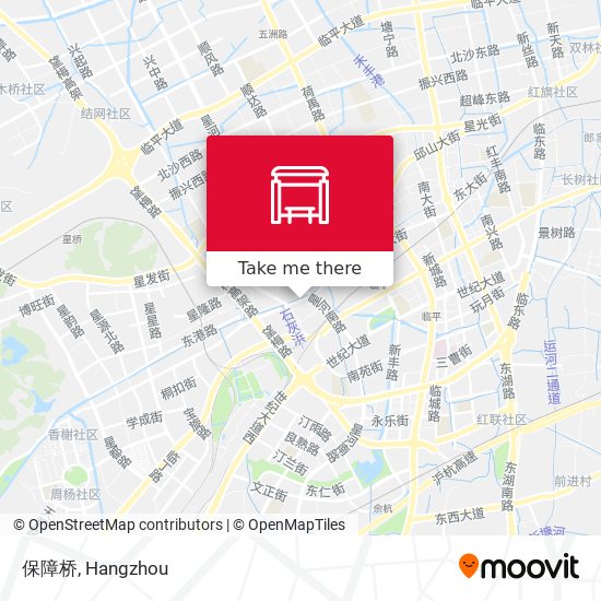 保障桥 map
