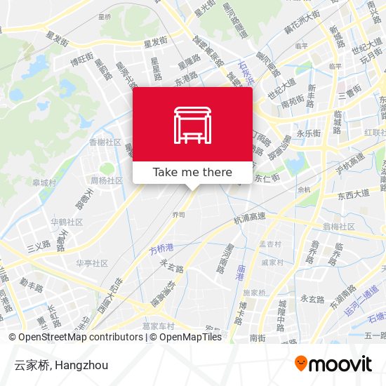 云家桥 map
