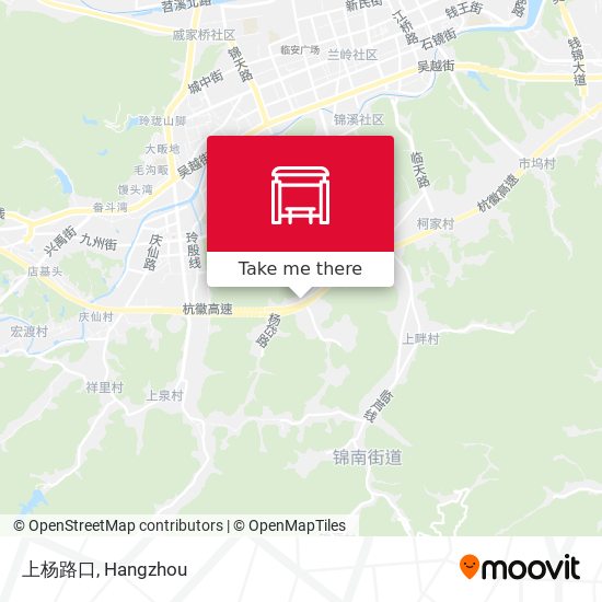 上杨路口 map