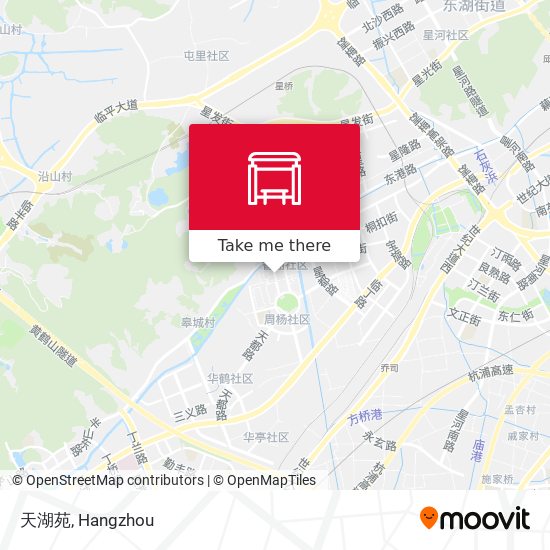 天湖苑 map