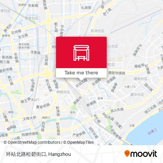 环站北路松碧街口 map