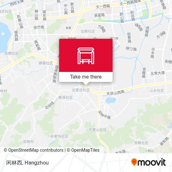 闲林西 map