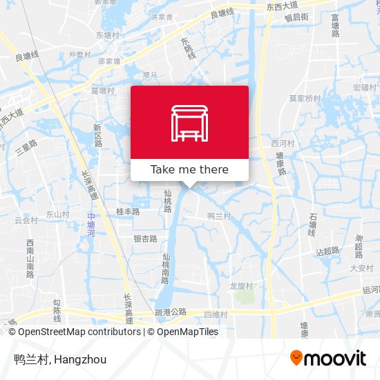 鸭兰村 map
