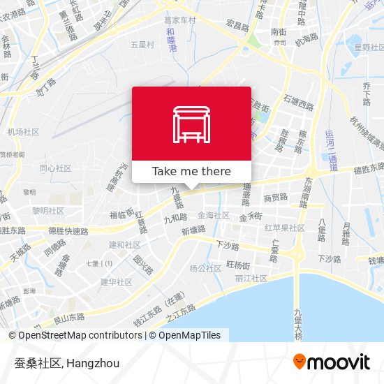 蚕桑社区 map