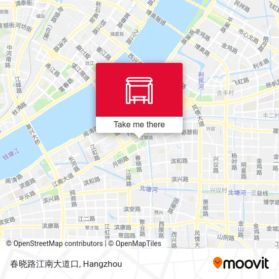 春晓路江南大道口 map