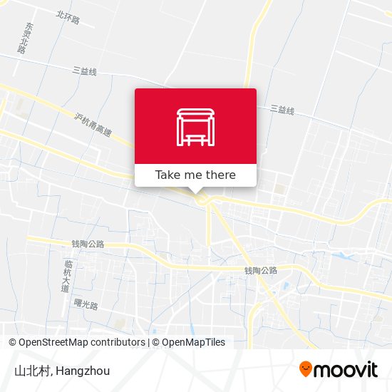 山北村 map