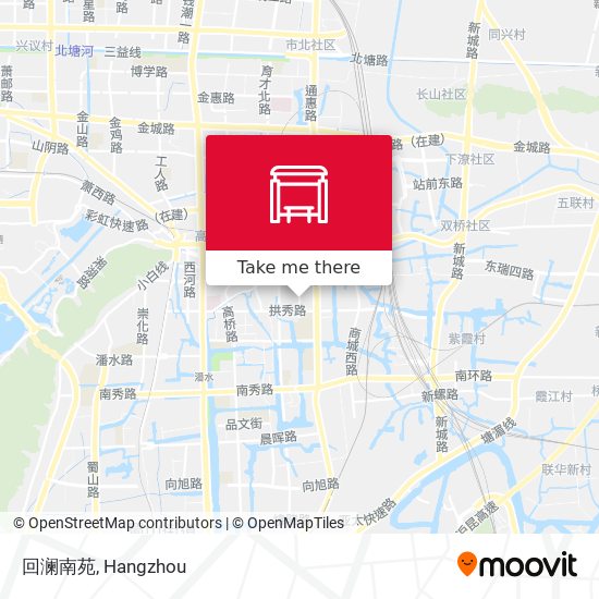 回澜南苑 map