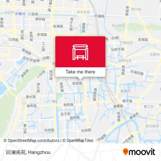 回澜南苑 map