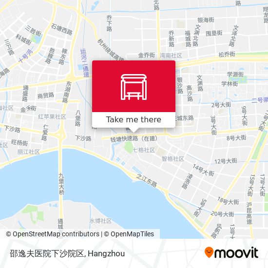 邵逸夫医院下沙院区 map