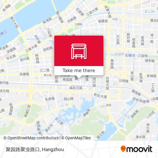 聚园路聚业路口 map