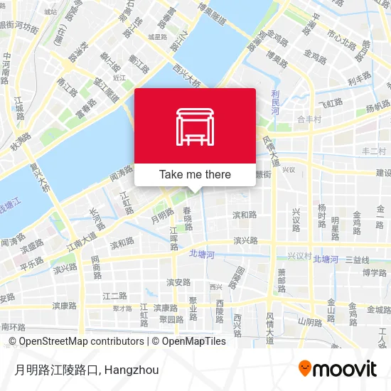 月明路江陵路口 map