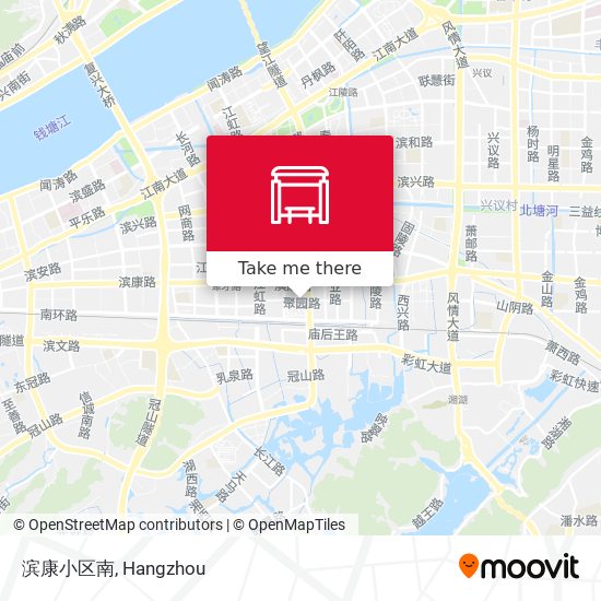 滨康小区南 map