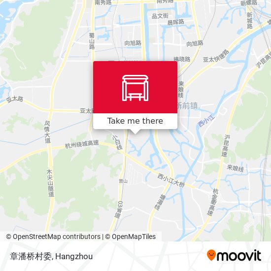 章潘桥村委 map