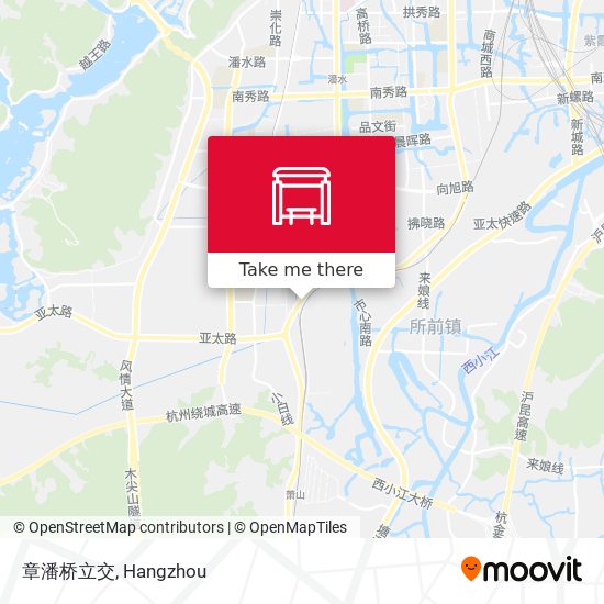 章潘桥立交 map
