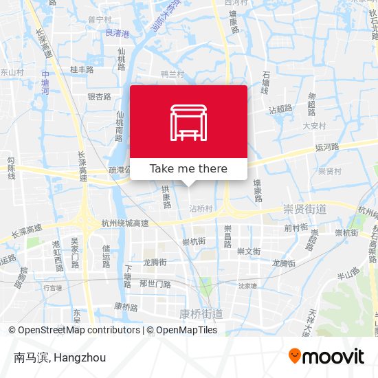 南马滨 map