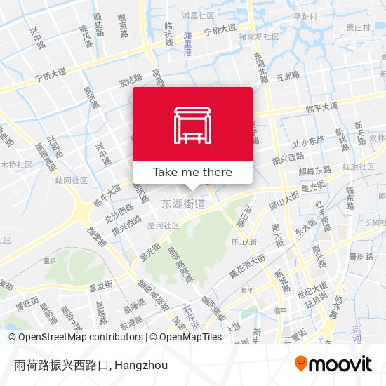 雨荷路振兴西路口 map