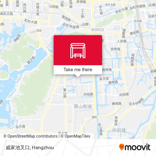 戚家池叉口 map
