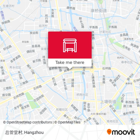 总管堂村 map