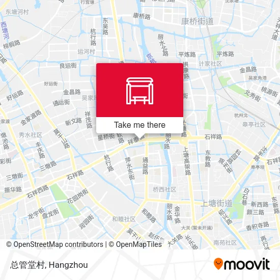 总管堂村 map