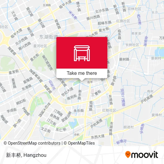 新丰桥 map