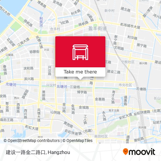 建设一路金二路口 map