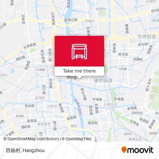 西杨村 map