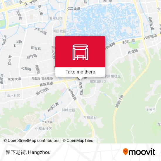 留下老街 map