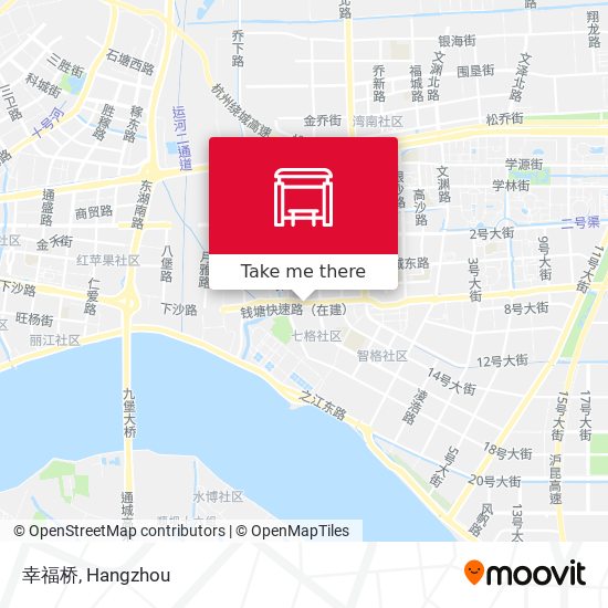 幸福桥 map
