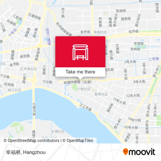 幸福桥 map