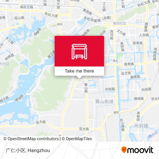 广仁小区 map