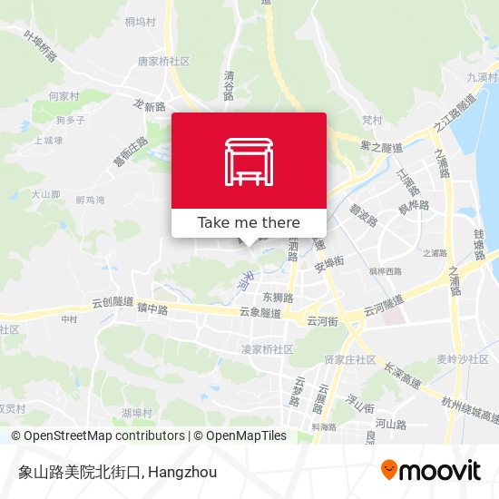 象山路美院北街口 map