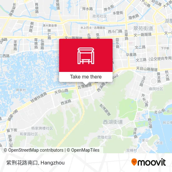 紫荆花路南口 map