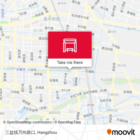 三益线万向路口 map