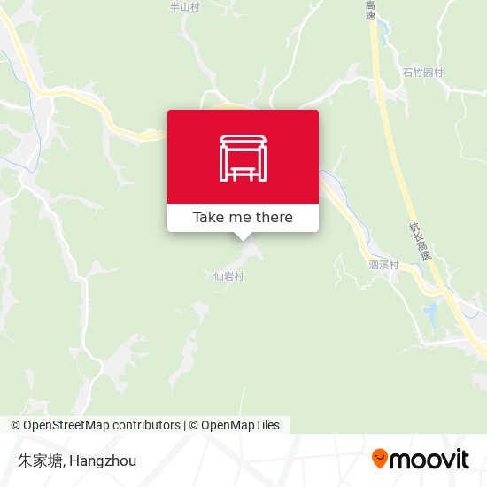 朱家塘 map