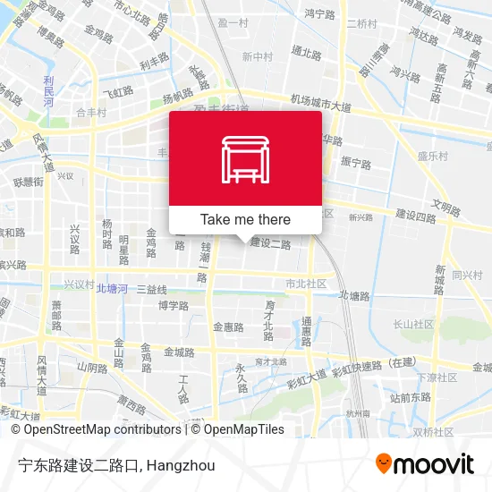 宁东路建设二路口 map