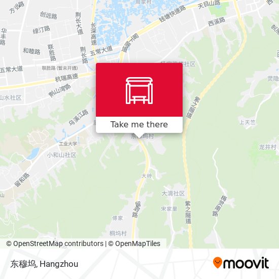 东穆坞 map