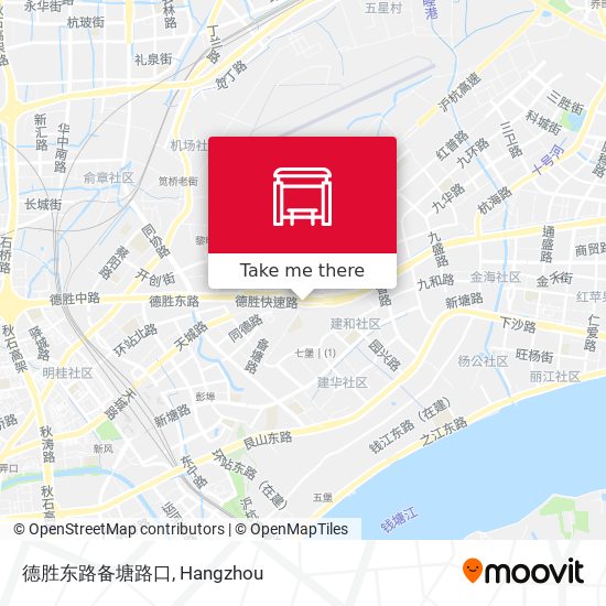 德胜东路备塘路口 map