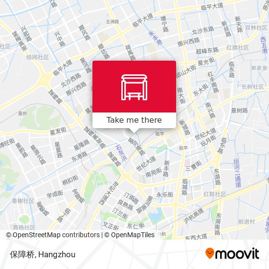 保障桥 map