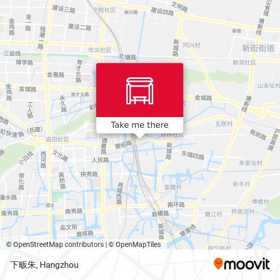 下畈朱 map