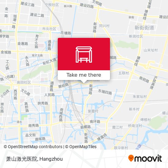 萧山激光医院 map