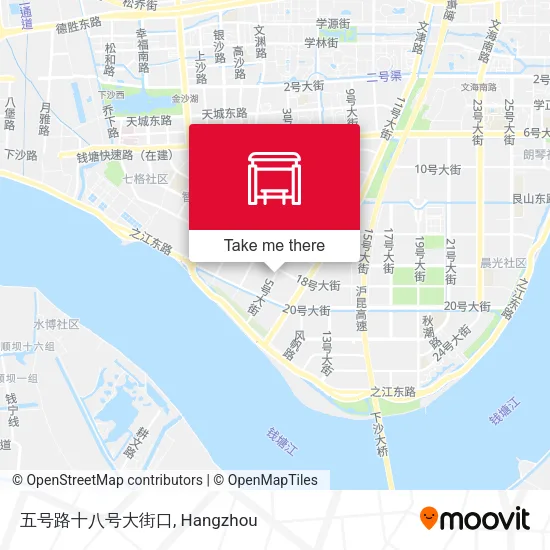 五号路十八号大街口 map