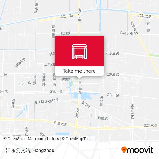 江东公交站 map