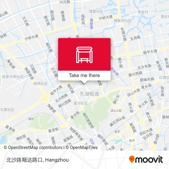 北沙路顺达路口 map