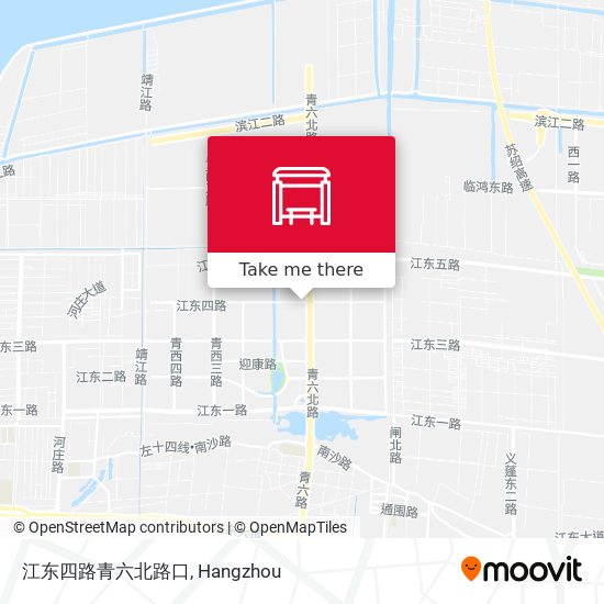 江东四路青六北路口 map