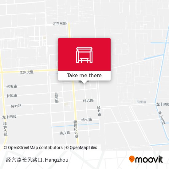 经六路长风路口 map
