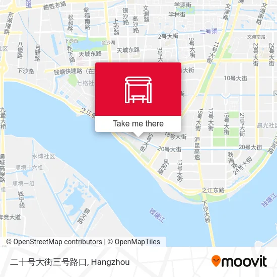 二十号大街三号路口 map